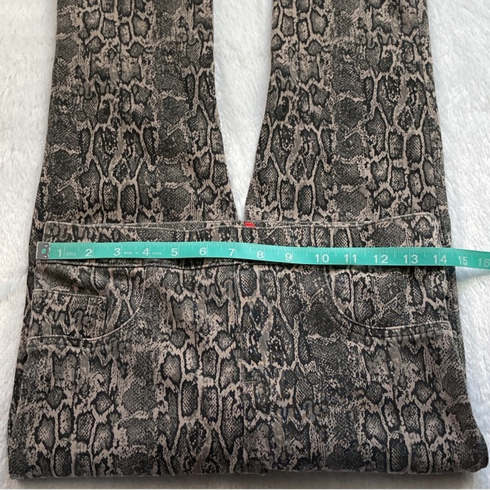 Like New Spanx Taupe Snakeskin Jean-ish Ankle Leggings - Picture 5 of 9
